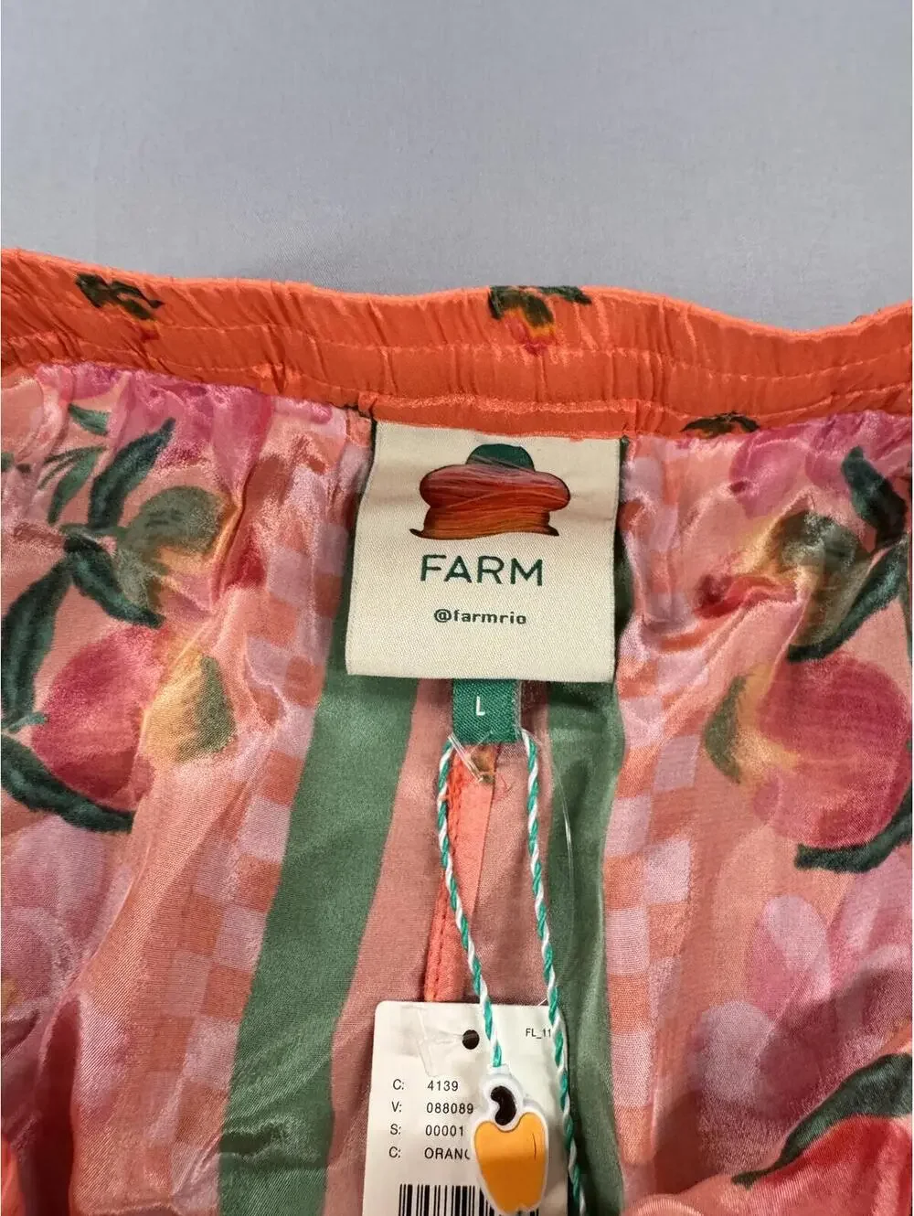 Farm Rio | Large | Fruit Garden Orange BRAND NEW - Picture 4 of 9